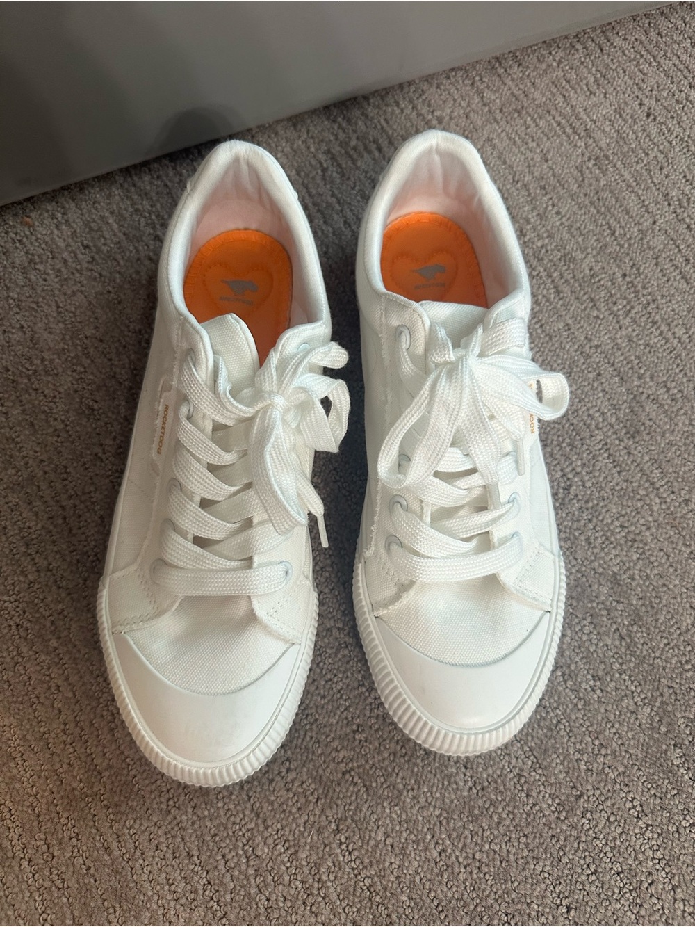 Rocket Dog White Canvas Sneakers